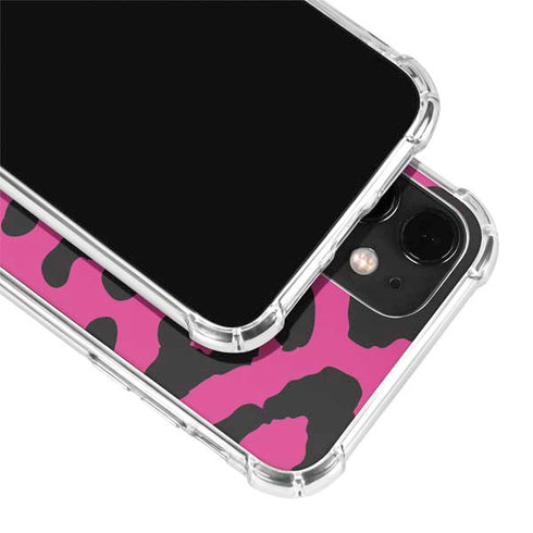 Rosy Leopard iPhone 12 Clear Case