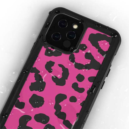 Rosy Leopard iPhone 12 Pro Waterproof Case