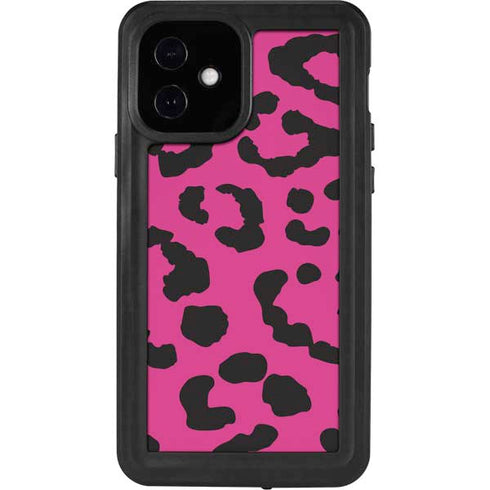 Rosy Leopard iPhone 12 Waterproof Case
