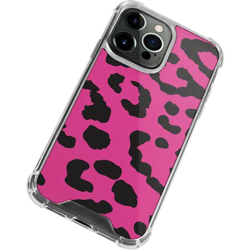 Rosy Leopard iPhone 13 Pro Max Clear Case