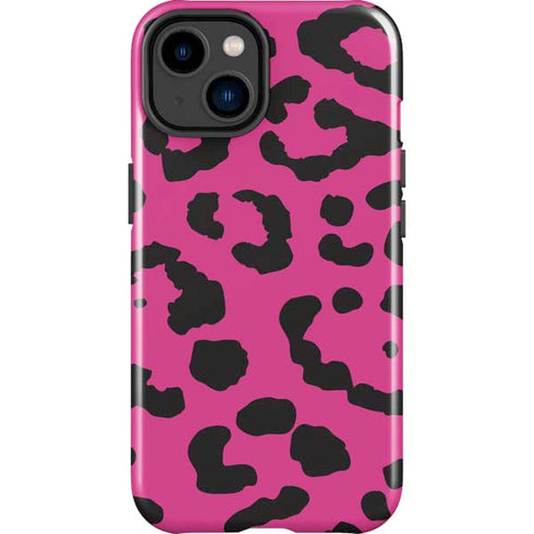 Rosy Leopard iPhone 14 Plus Impact Case