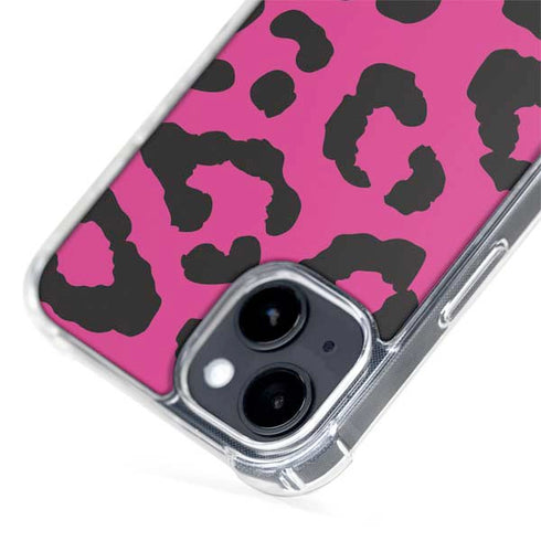 Rosy Leopard iPhone 15 MagSafe Case