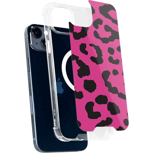 Rosy Leopard iPhone 15 Plus MagSafe Case