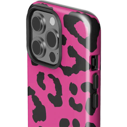 Rosy Leopard iPhone 15 Pro Impact Case