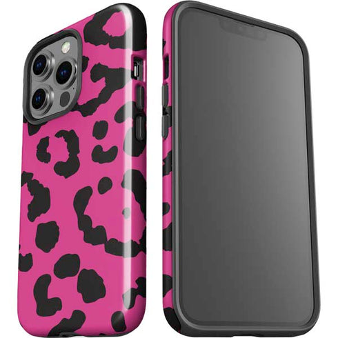 Rosy Leopard iPhone 15 Pro Impact Case