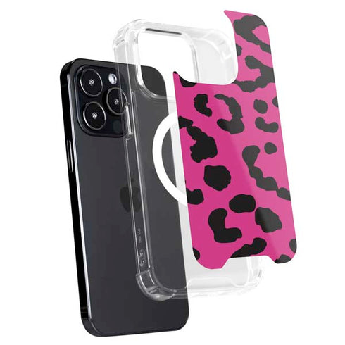 Rosy Leopard iPhone 15 Pro MagSafe Case