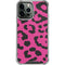 Rosy Leopard iPhone 14 Pro Max Clear Case