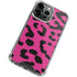 Rosy Leopard iPhone 14 Pro Max Clear Case