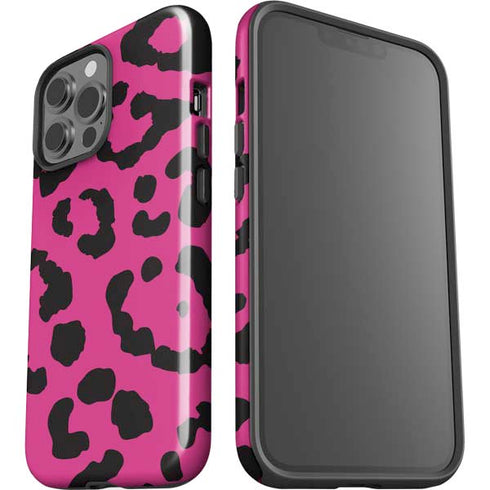 Rosy Leopard iPhone 15 Pro Max Impact Case