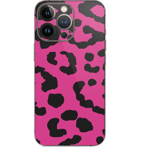 Rosy Leopard iPhone 14 Pro Skin