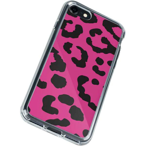 Rosy Leopard iPhone SE (2nd & 3rd Gen) Clear Case