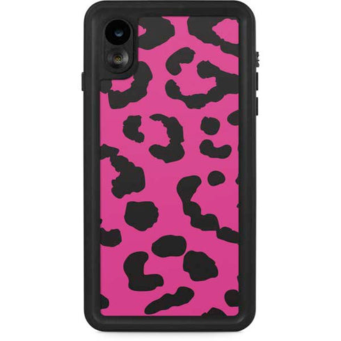 Rosy Leopard iPhone XR Waterproof Case