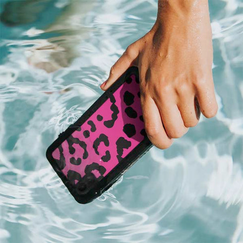 Rosy Leopard iPhone XR Waterproof Case
