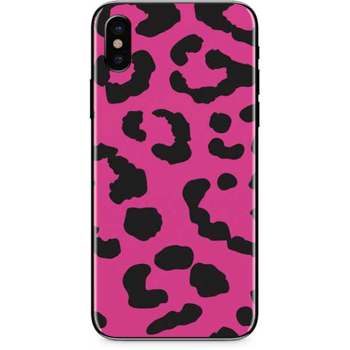 Rosy Leopard iPhone XS Max Skin