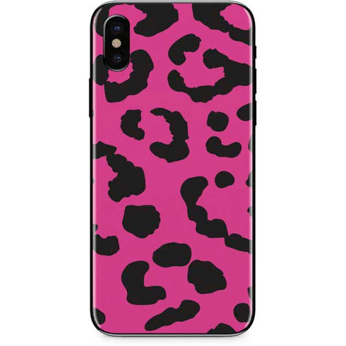 Rosy Leopard iPhone XS Skin