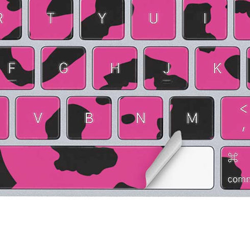 Rosy Leopard Magic Keyboard Skin