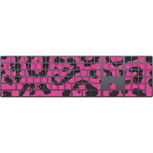 Rosy Leopard Magic Keyboard with Numeric Keypad Skin