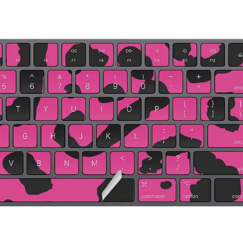 Rosy Leopard Magic Keyboard with Numeric Keypad Skin