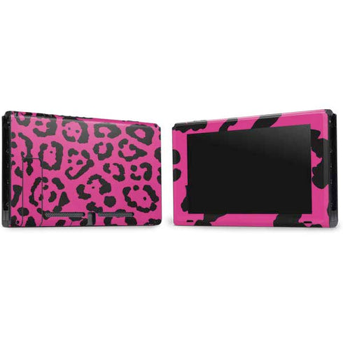 Rosy Leopard Nintendo Switch Bundle Skin