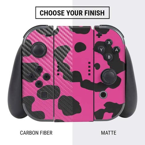 Rosy Leopard Nintendo Switch Bundle Skin