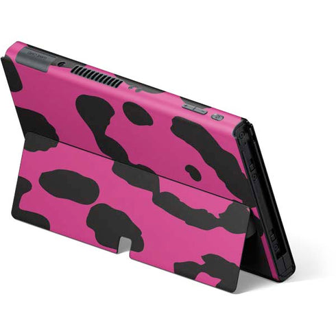 Rosy Leopard Nintendo Switch OLED (2021) Skin