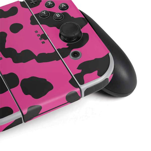 Rosy Leopard Nintendo Switch OLED (2021) Skin