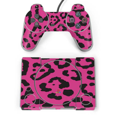 Rosy Leopard PlayStation Classic Bundle Skin