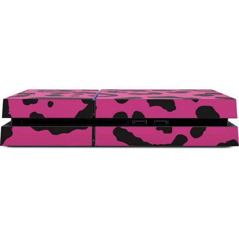 Rosy Leopard PS4 Console Skin