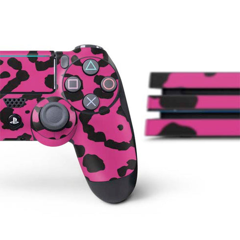Rosy Leopard PS4 Pro Bundle Skin