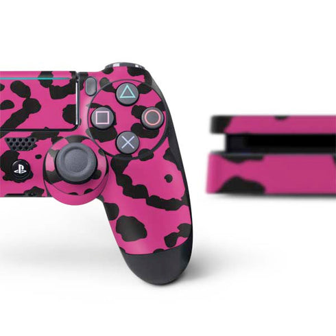 Rosy Leopard PS4 Slim Bundle Skin