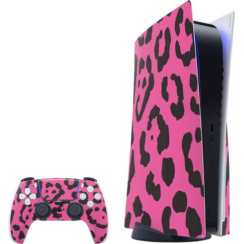 Rosy Leopard PS5 Bundle Skin