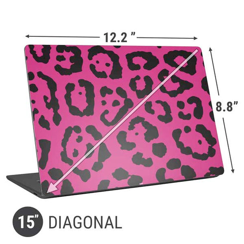 Rosy Leopard Universal Laptop 15in (12.2 x 8.8in) Skin