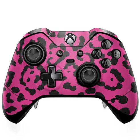 Rosy Leopard Xbox One Elite Controller Skin
