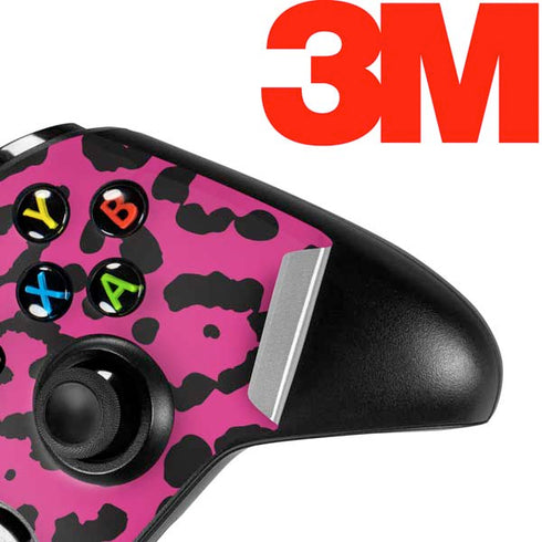 Rosy Leopard Xbox One S Controller Skin