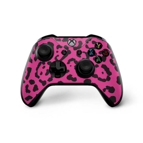 Rosy Leopard Xbox One X Bundle Skin