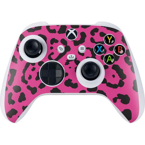 Rosy Leopard Xbox Series S Controller Skin
