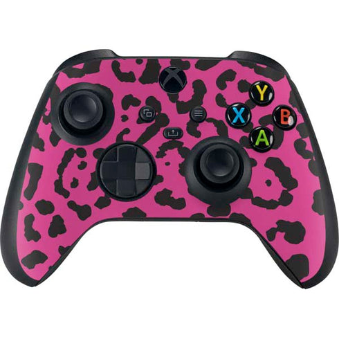 Rosy Leopard Xbox Series X Controller Skin