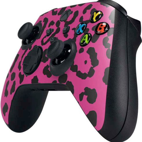 Rosy Leopard Xbox Series X Controller Skin