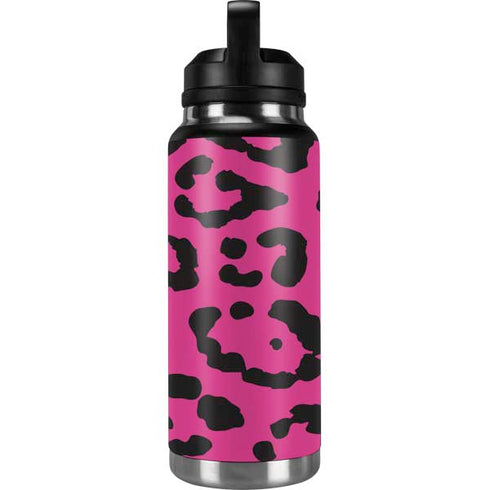 Rosy Leopard YETI Rambler 36oz Bottle Skin