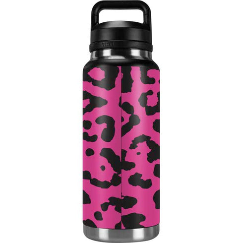 Rosy Leopard YETI Rambler 36oz Bottle Skin