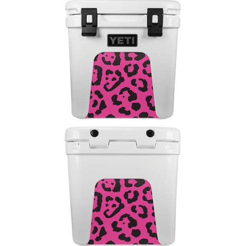 Rosy Leopard YETI Roadie 24 Hard Cooler Skin