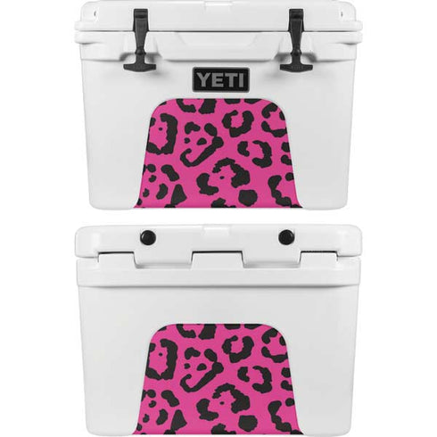 Rosy Leopard YETI Tundra 35 Hard Cooler Skin