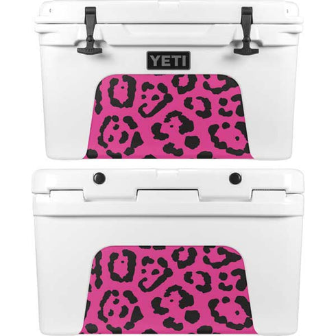 Rosy Leopard YETI Tundra 45 Hard Cooler Skin