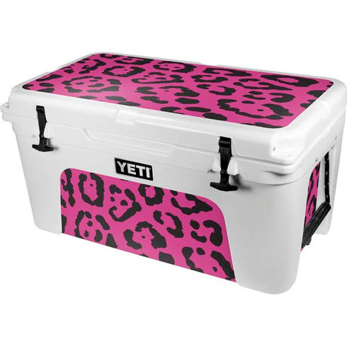 Rosy Leopard YETI Tundra 65 Hard Cooler Skin