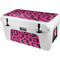 Rosy Leopard YETI Tundra 65 Hard Cooler Skin