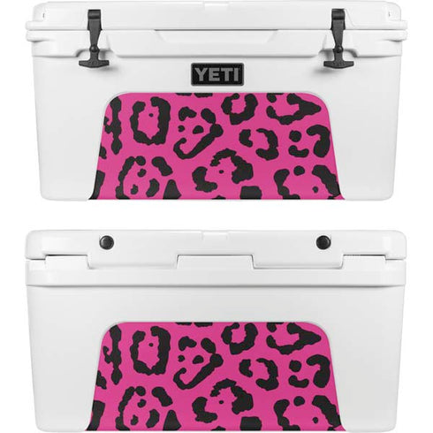 Rosy Leopard YETI Tundra 75 Hard Cooler Skin