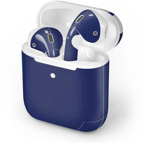 Royal Blue Apple AirPods 2 Skin