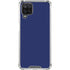 Royal Blue Galaxy A12 Clear Case