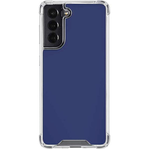 Royal Blue Galaxy S22 Clear Case
