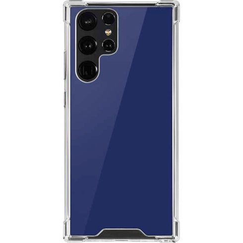 Royal Blue Galaxy S22 Ultra Clear Case